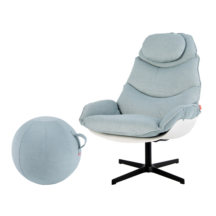 Monstera 繆思旋轉椅(含瑜珈球組50cm)