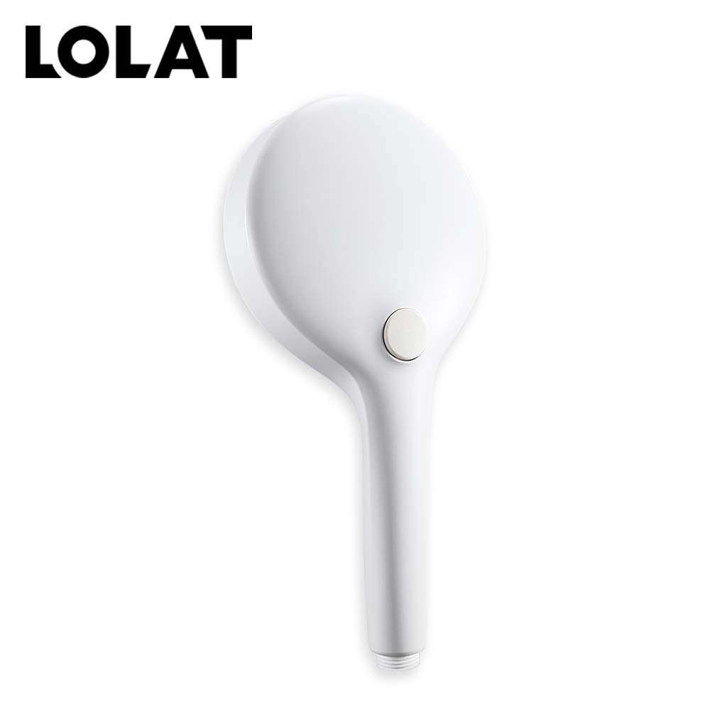 LOLAT多功能三段按鍵式蓮蓬頭-白色HS341WP