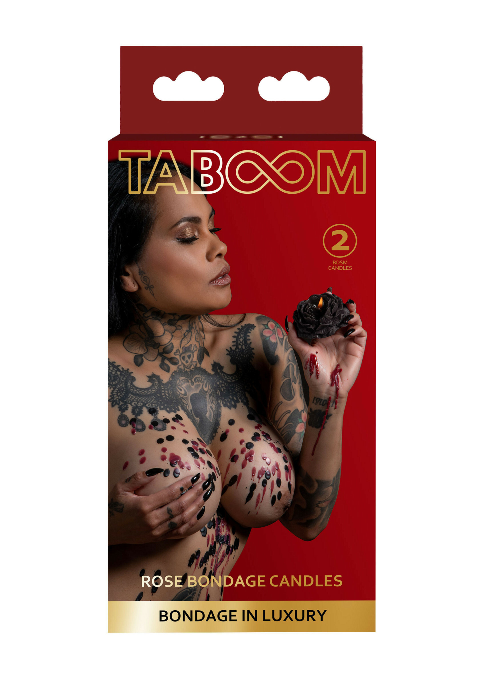 TABOOM,荷蘭 TABOOM,日本玫瑰低溫滴蠟蠟燭 2入,調教時尚,調教,調教扮演,BDSM,SM,親密關係,格雷,角色扮演,捆綁,禮物,繩縛,束縛,綁帶,口球,手拍,頸圈,項圈,牽引鏈,手銬,腳銬,馬鞭
