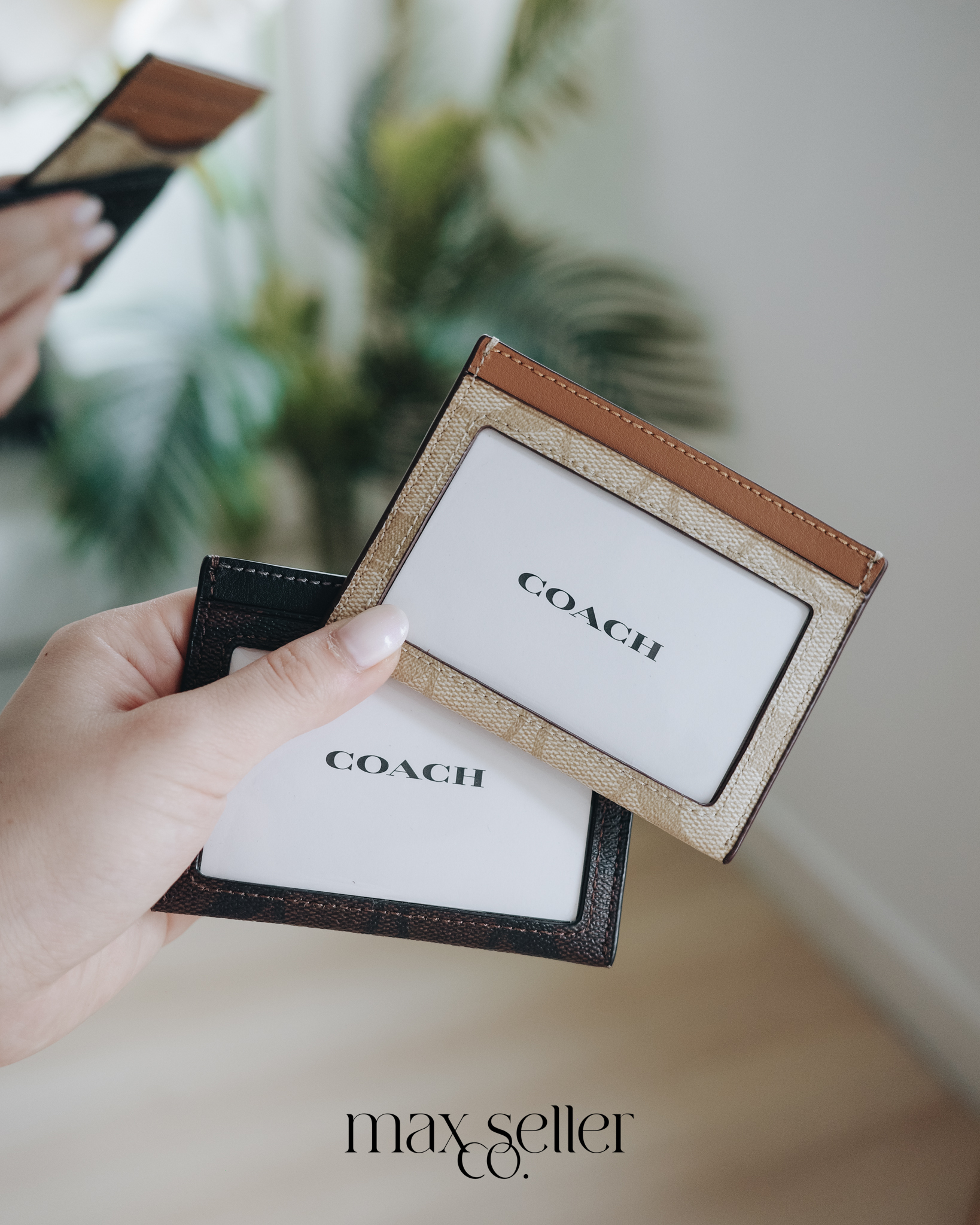 現貨｜COACH Slim ID Cardholder 薄款相片位卡套