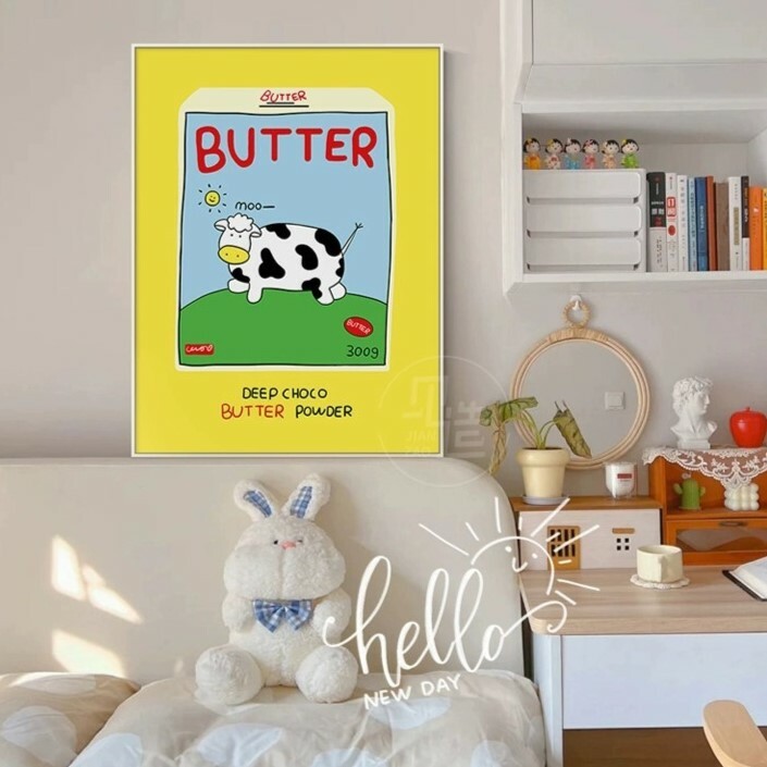 《5155》ins風多巴胺色系掛畫