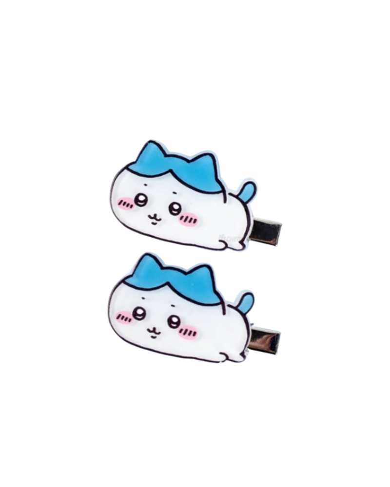 Chiikawa 小八 趴地造型髮夾 2入