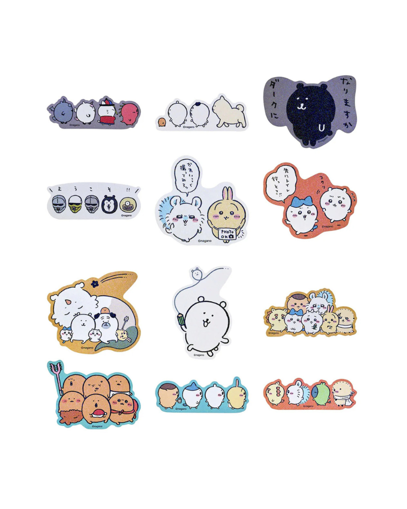 自嘲熊 x Chiikawa 手機貼紙 盲抽