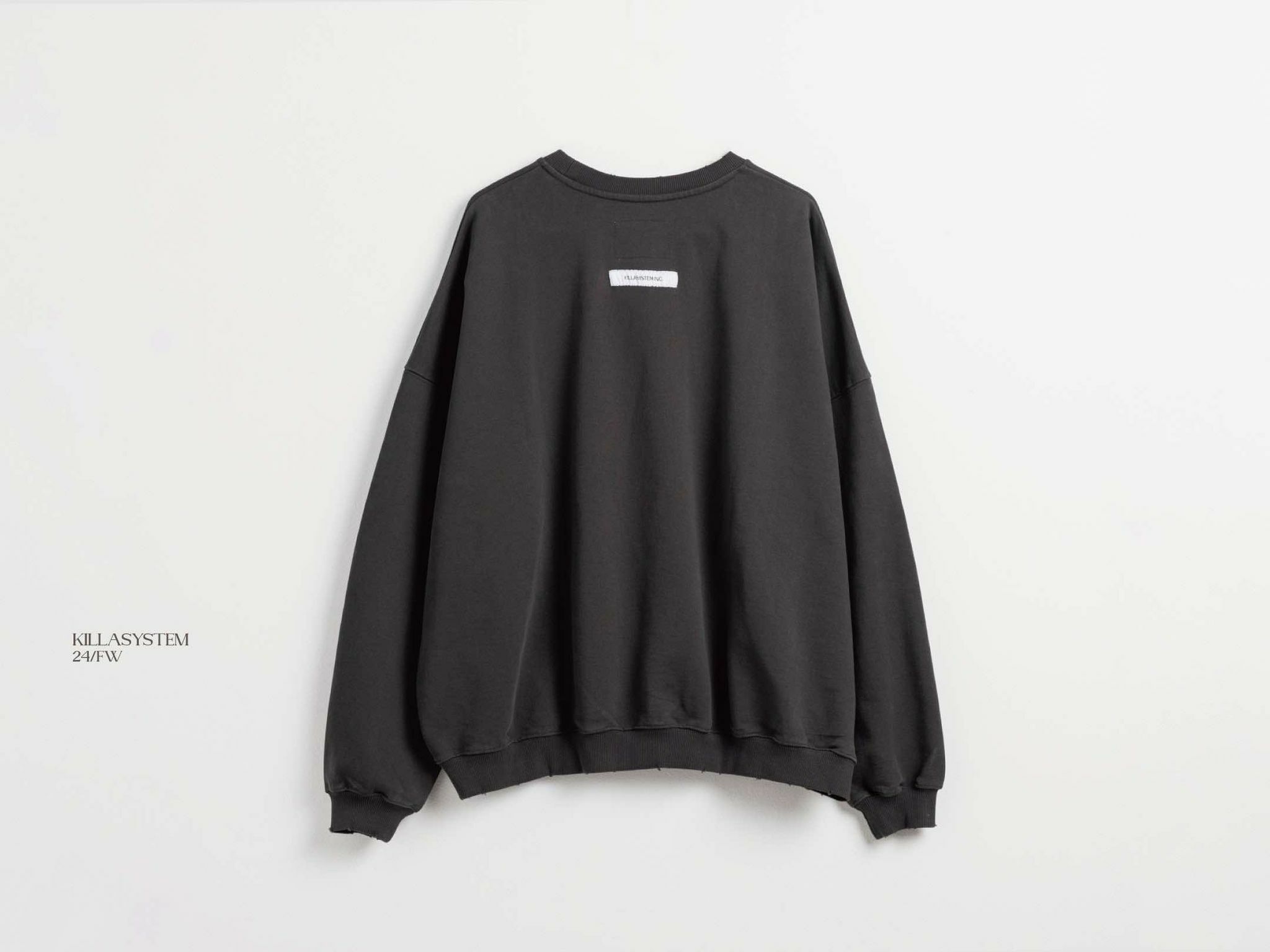 KILLASYSTEM 24F/W HUMANBEING DESTROY SWEATERS 塗鴉破壞衛衣 棉質 套裝