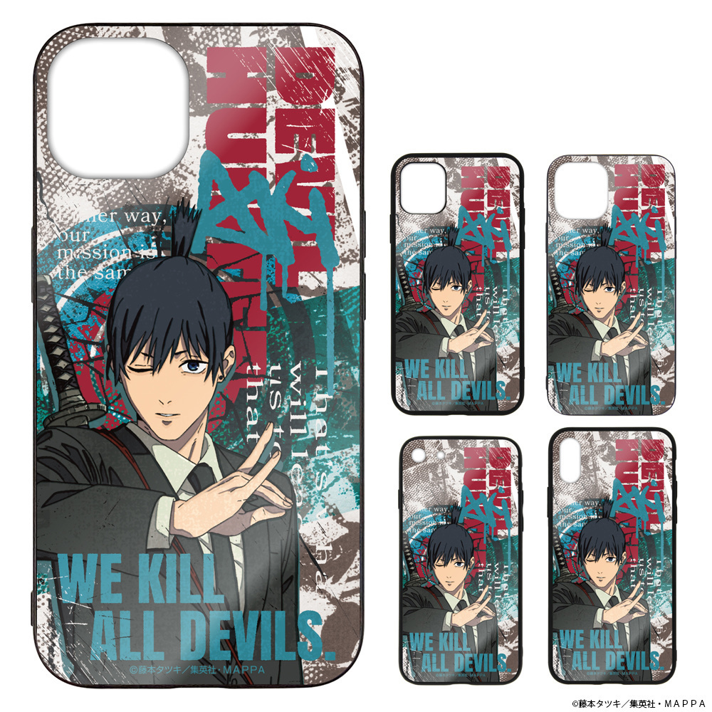 Cospa 1111 早川アキ 強化ガラスiPhoneケース [チェンソーマン]