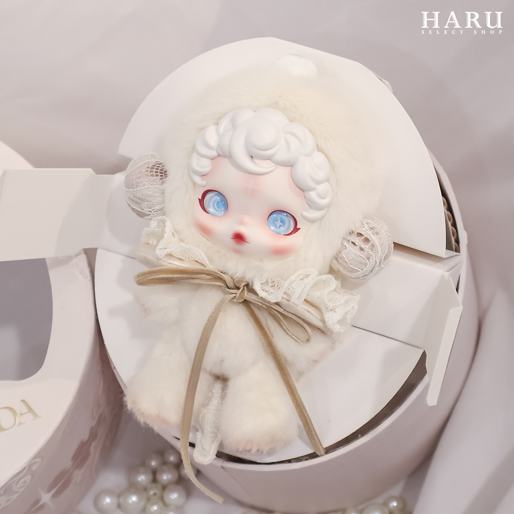 上海國際潮流玩具展限定 POPMART 泡泡瑪特 POP MART SKULLPANDA 毛絨公仔 柔與韌 蕾絲 搪膠臉 公仔 吊飾 吊卡