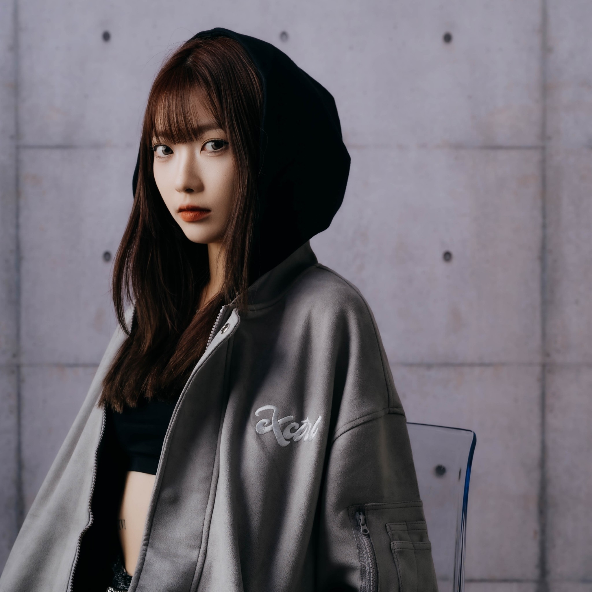 XCTRL 東京連帽飛行外套-灰