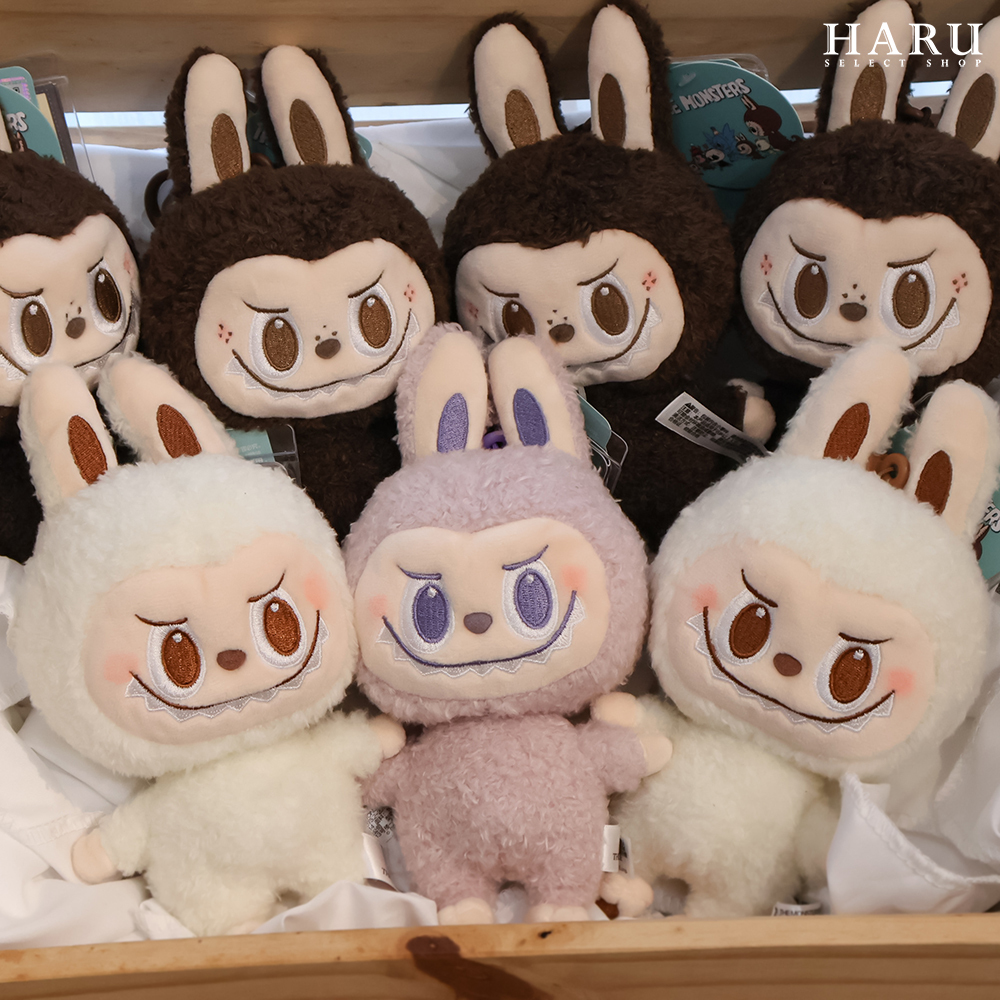 🎪樂園限定🎪 POP MART POPMART 泡泡瑪特 LABUBU 拉布布 毛絨吊飾 小公仔娃娃 棕色 米白色 紫色