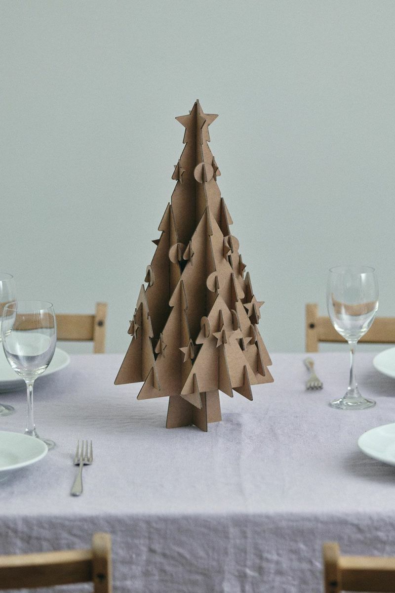 Fog Linen Work 厚紙版聖誕樹 M尺寸