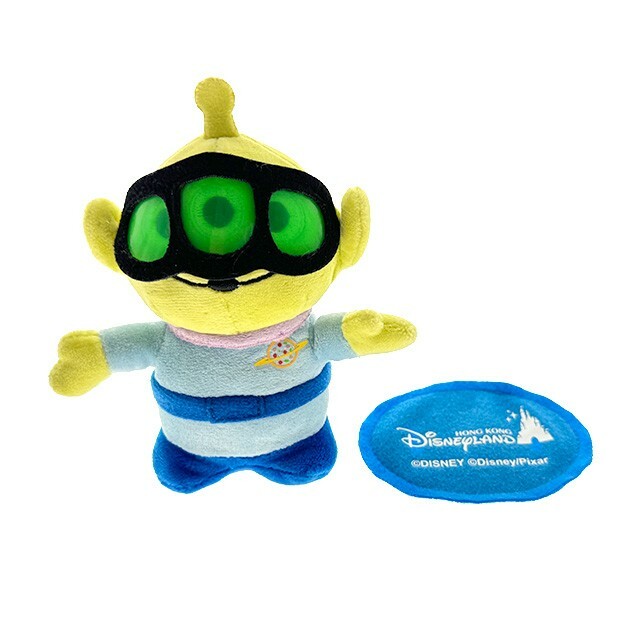 三眼怪 Alien 戴眼鏡造型 磁鐵 坐肩 絨毛 娃娃 公仔 玩具總動員 Toy Story -香港迪士尼樂園