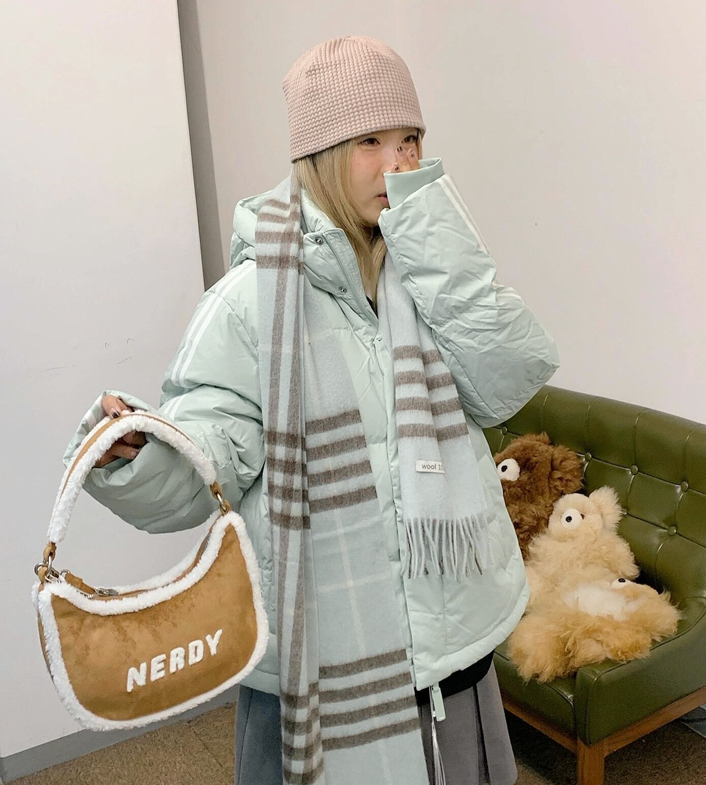 ●NERDY● Soft padded 2-way hobo bag (3色) NERDY 2WAY HOBO BAG | BALL21KOREA