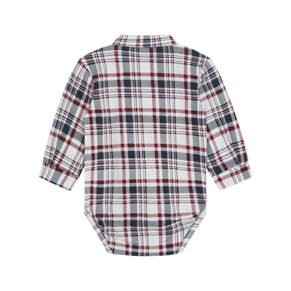 〖 Hust & Claire 〗藍紅格紋襯衫包屁衣