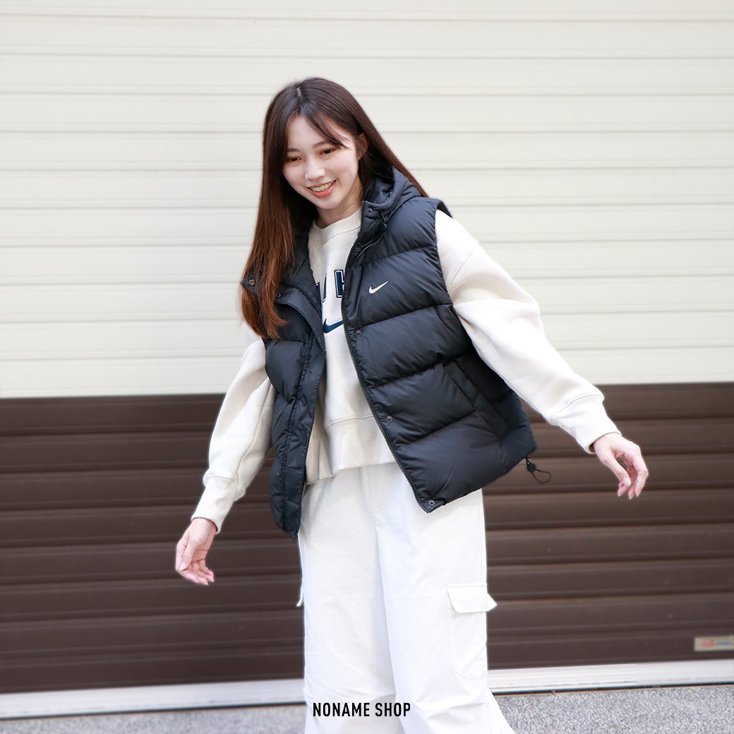 NIKE NSW 小勾 羽絨 保暖 背心 兩色 (女款)