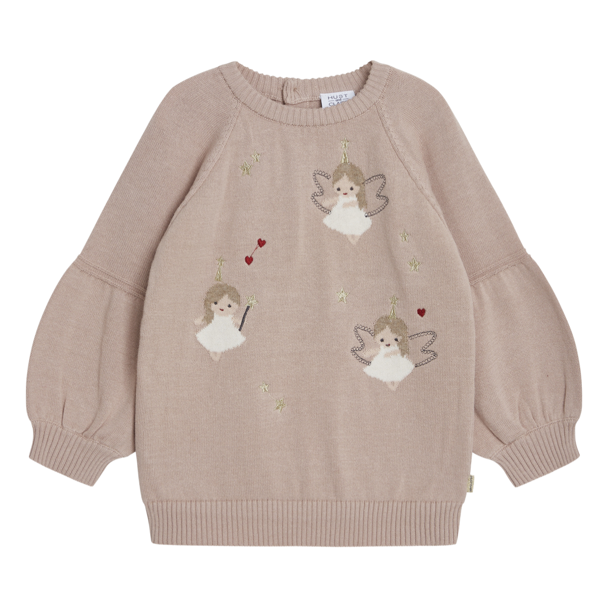 〖 Hust & Claire 〗粉色天使祝福針織上衣