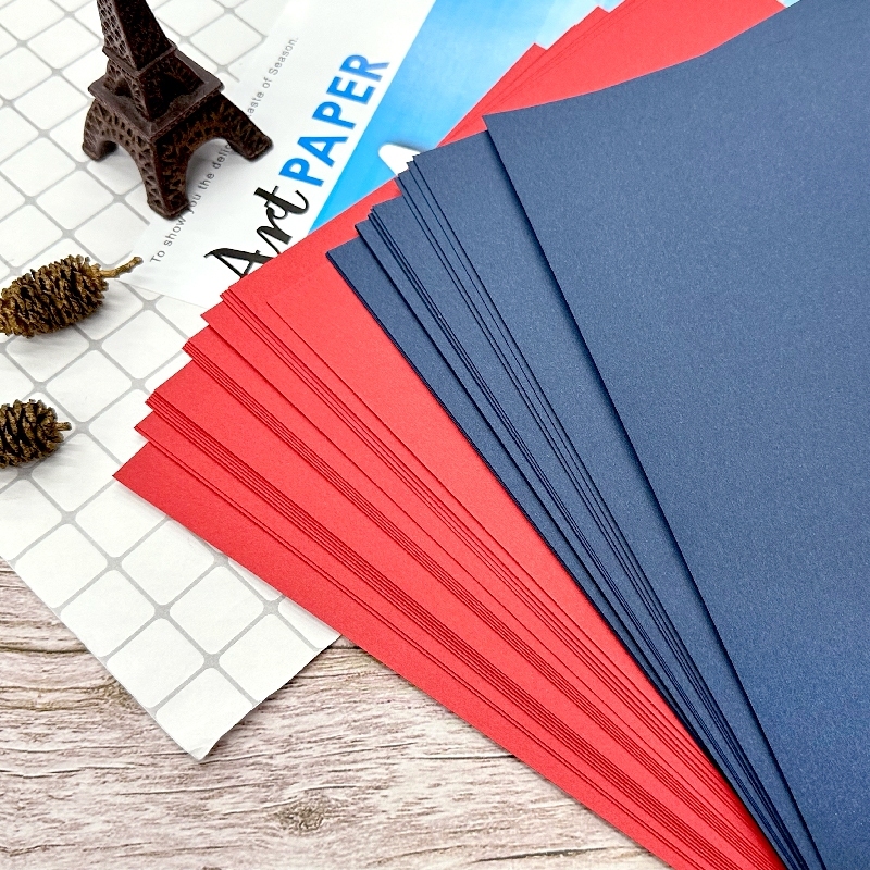 四季紙品 四季A4厚美術卡紙(160g深藍) 【RA11001】