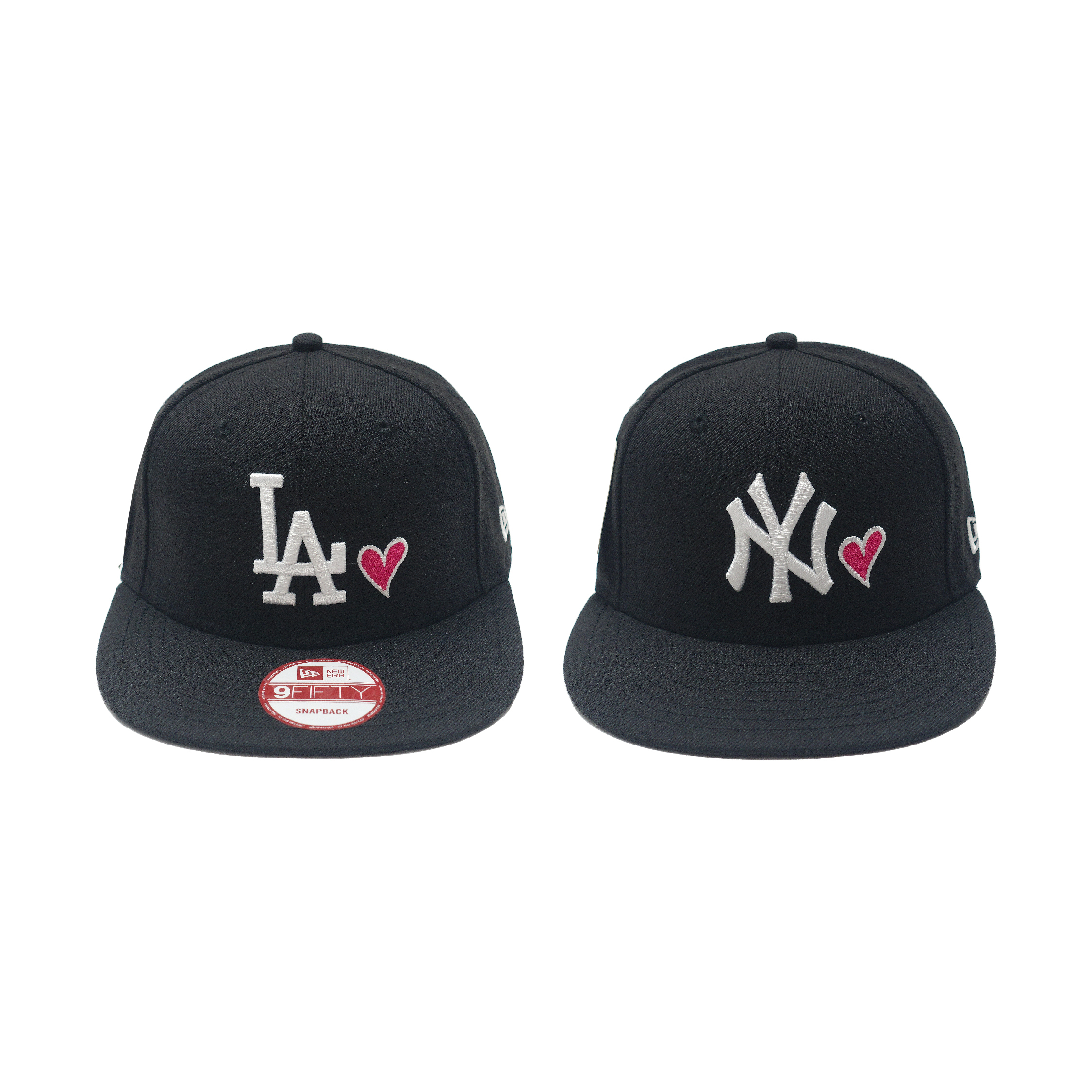 New Era 9FIFTY Los Angeles Dodgers Rainbow Heart Snapba
