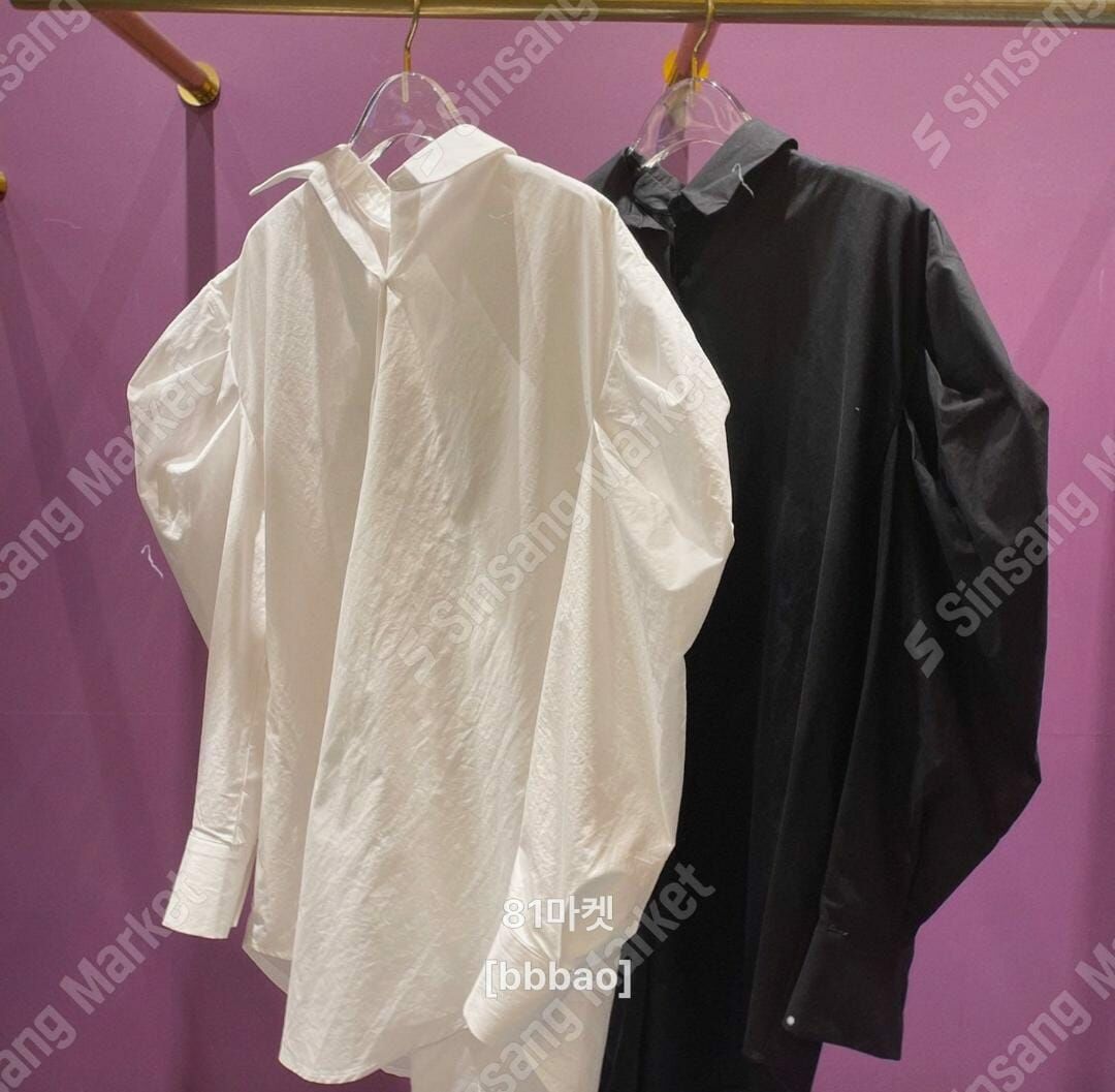 EM3225 宮廷泡泡袖襯衫