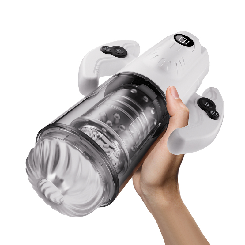 香港 EROCOME GEMIN 雙子座 無極變速伸縮震動加熱飛機杯