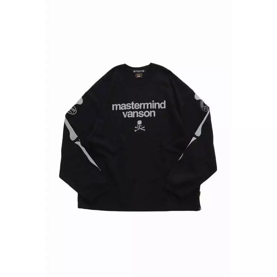 2024AW VANSON MASTERMIND WORLD JAPAN MMJ BOXY BONE L/S