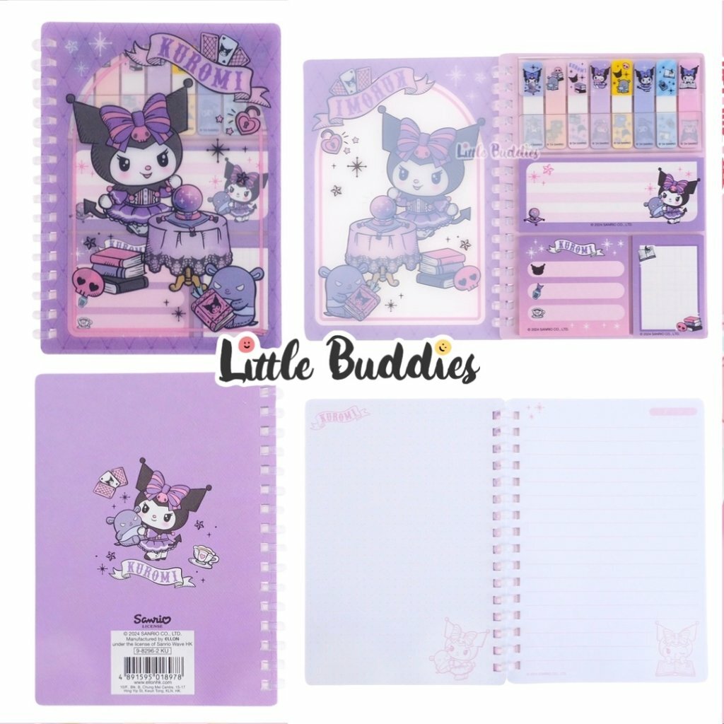 Sanrio 軟線圈簿連便條紙