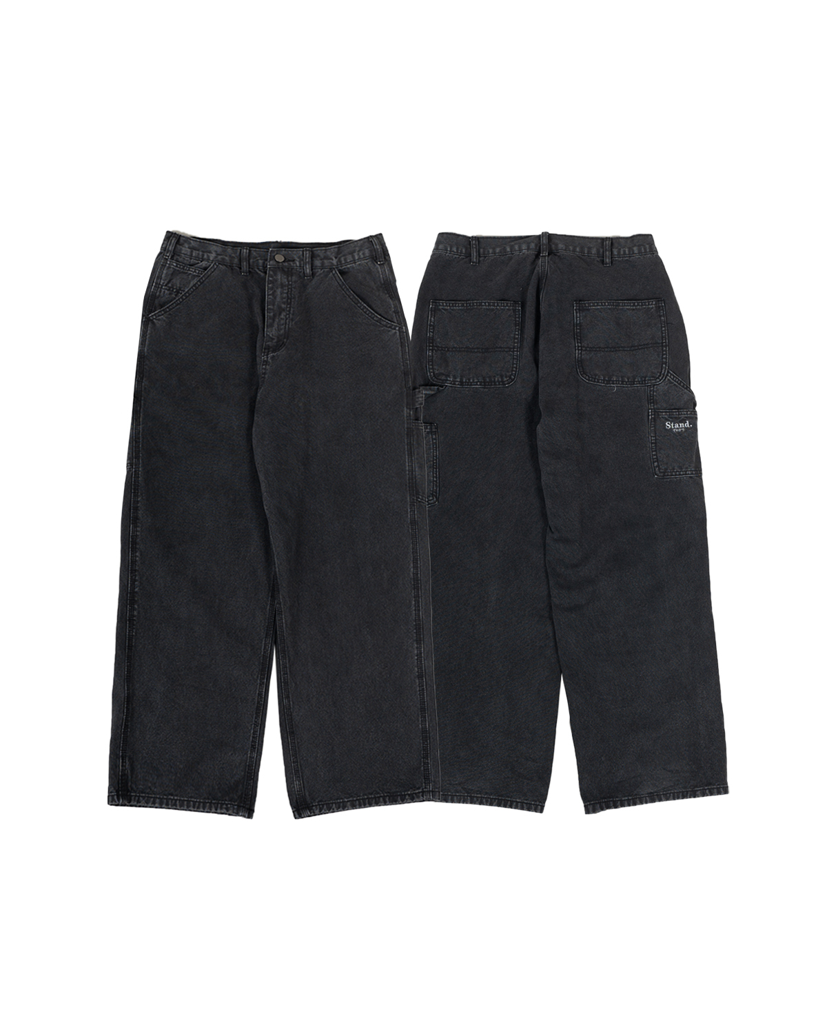 STAND Painter Denim Jeans 單寧水洗畫家長褲