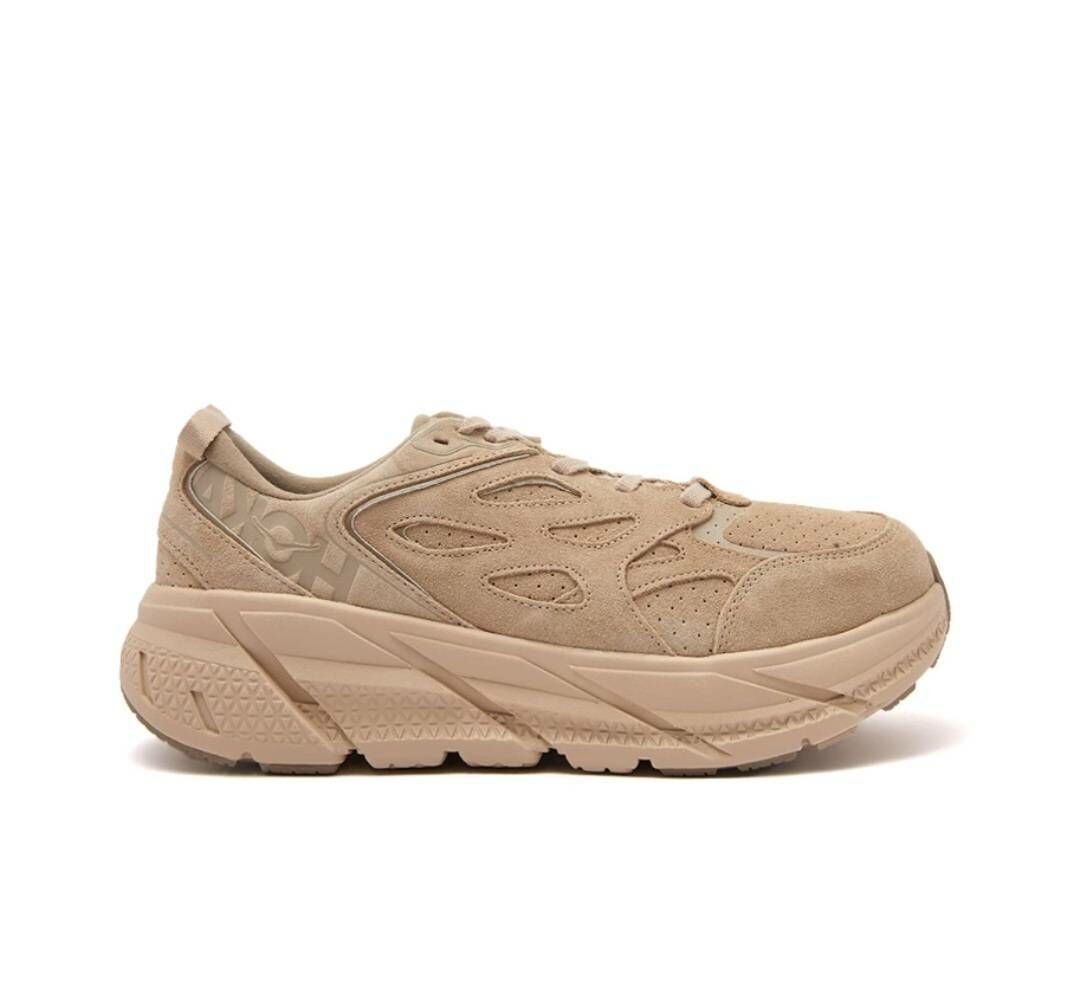 【代購】 HOKA ONE ONE Clifton L  SUEDE 沙棕色 戶外機能 減震防滑