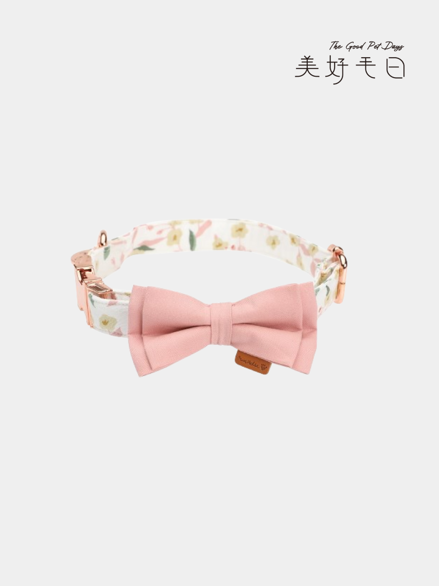 【美好毛日】Pawsholic爪迷 領結項圈｜千日花