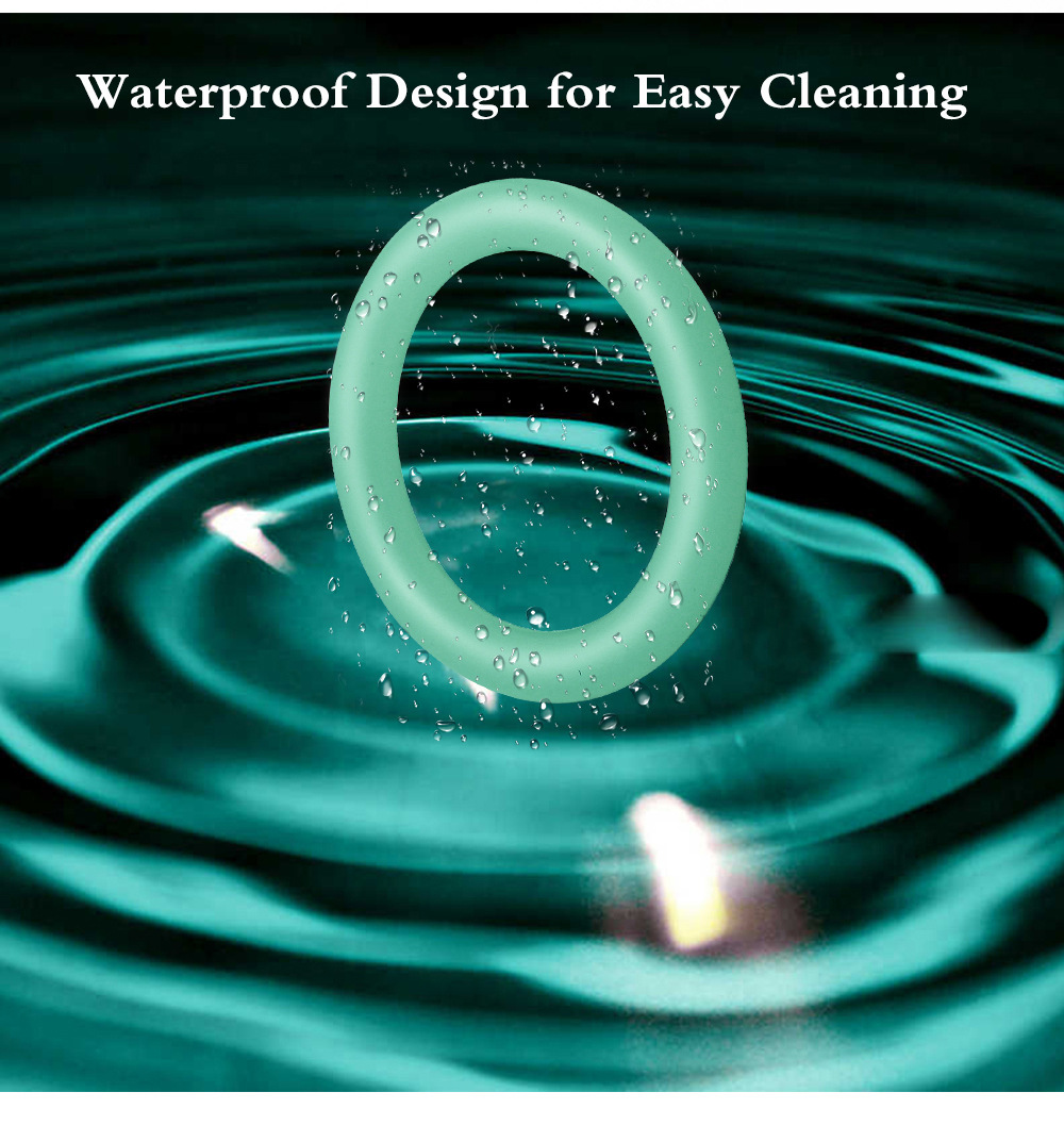 〔好玩又實用〕夜光矽膠鎖精環