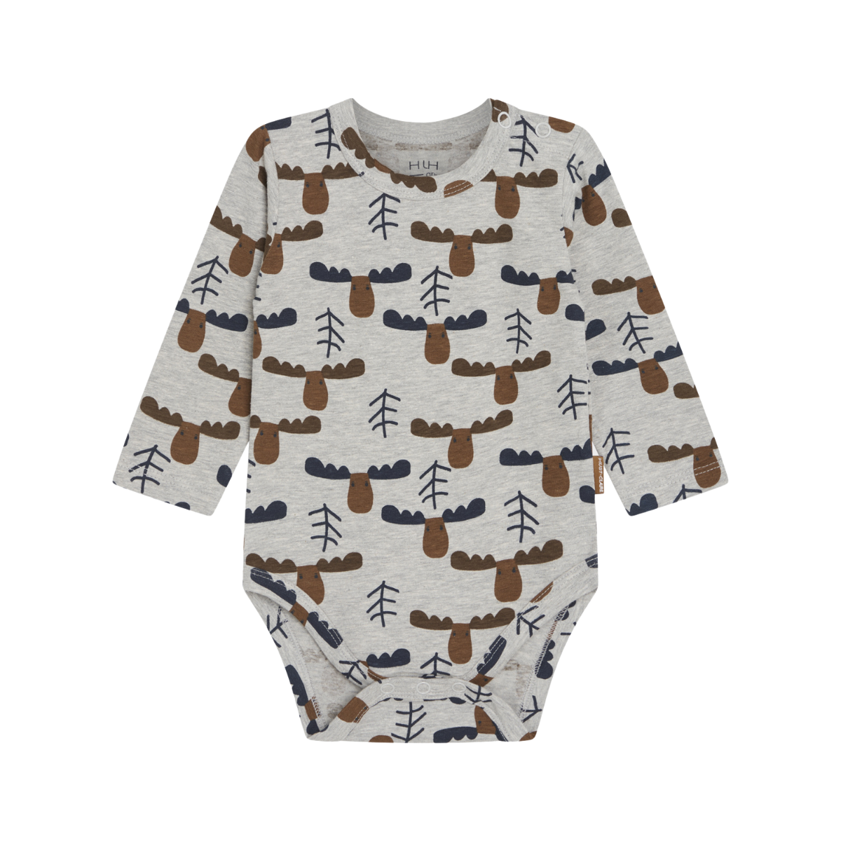 〖 Hust & Claire 〗灰色馴鹿包屁衣