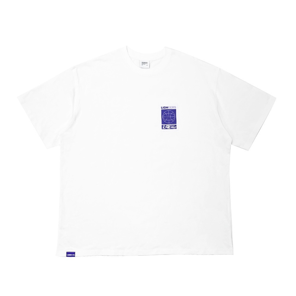 24-25 LIONEERS寬版布章短TEE｜白