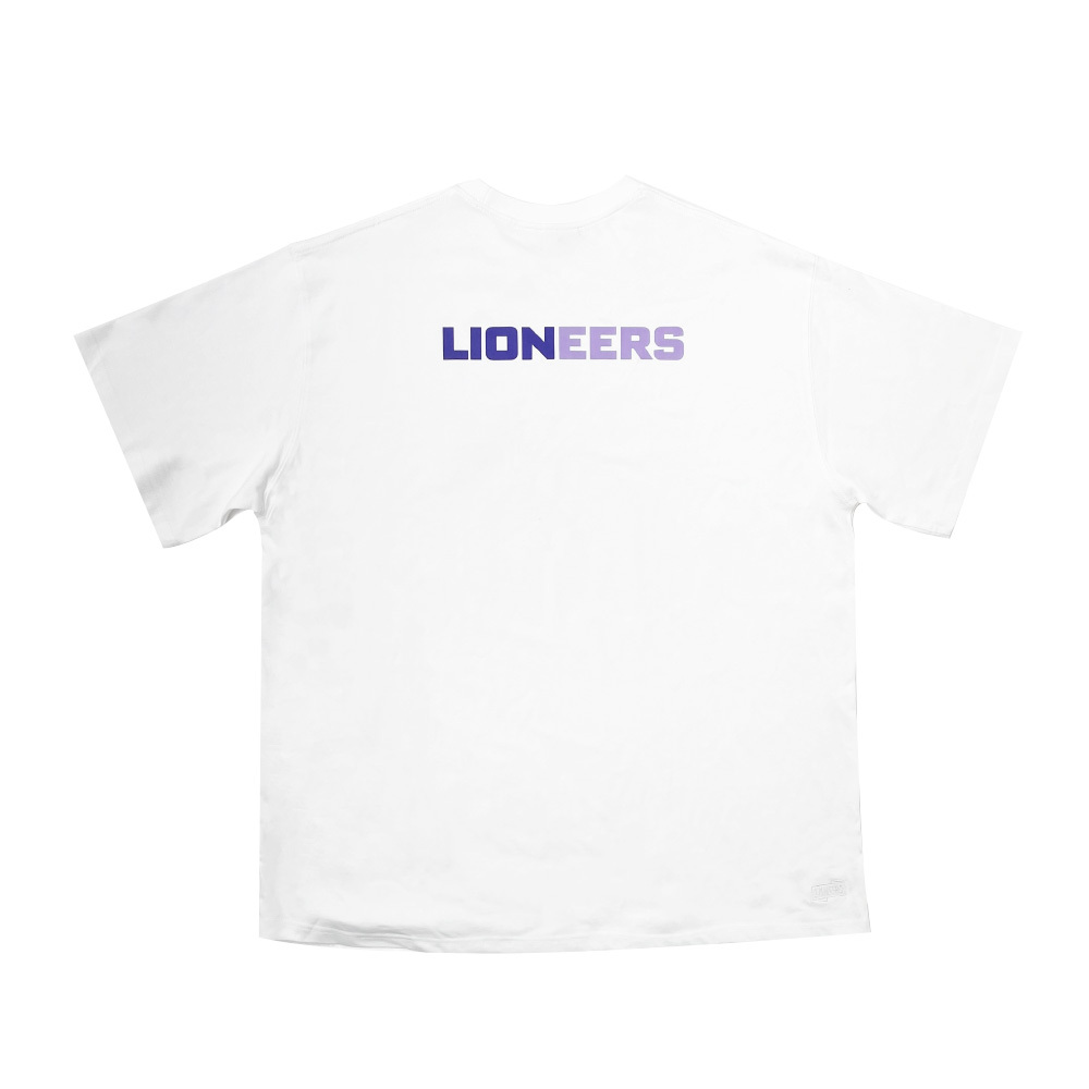 24-25 LIONEERS寬版布章短TEE｜白