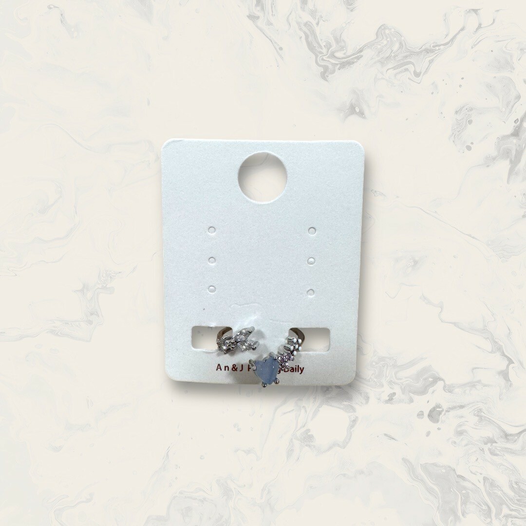 韓國直送戒指 可調式 小鋯+葉形鋯+愛心晶+三小鋯+小花花 鍍14K