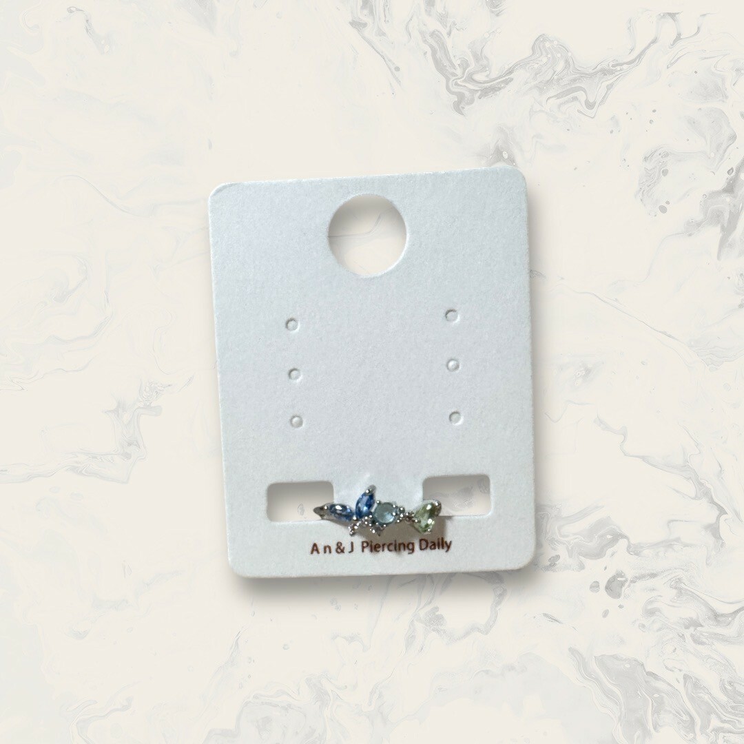 韓國直送戒指 可調式 彩鋯蝴蝶+反鑲鋯+小花+水滴鋯 鍍14K