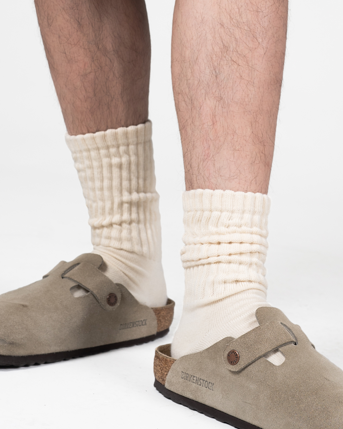 OurPick Waffle Knit Socks 粗針織長襪子 3色