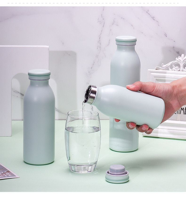 【客製】粉嫩不銹鋼保溫瓶