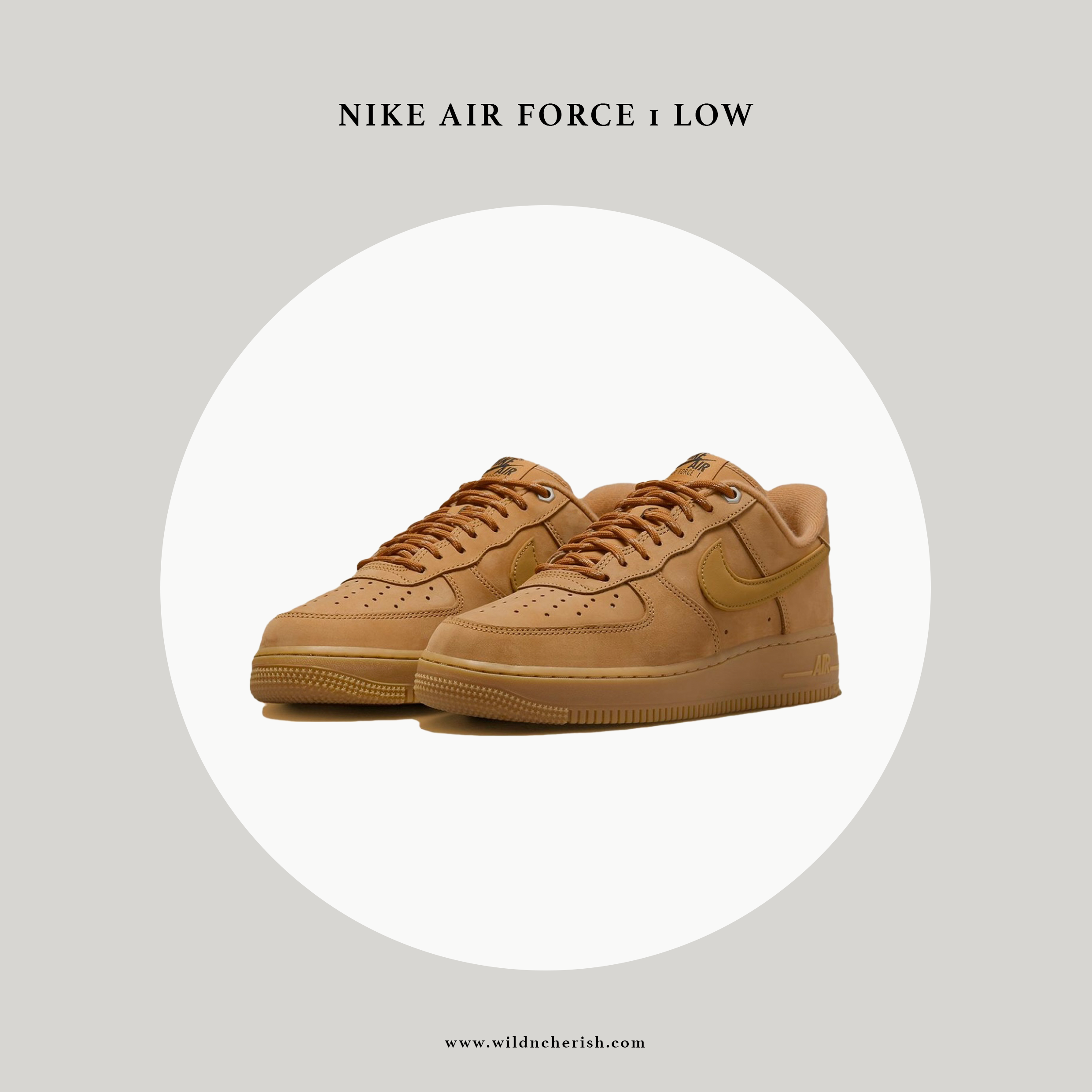 預訂 | Nike Air Force 1 '07 小麥色 男女款 / 女款