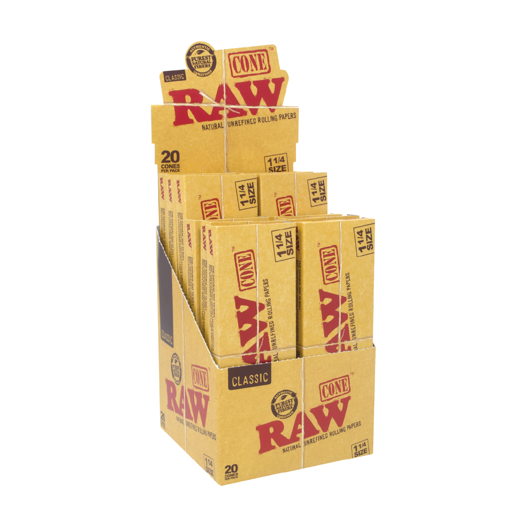 RAW CLASSIC CONES -20P
