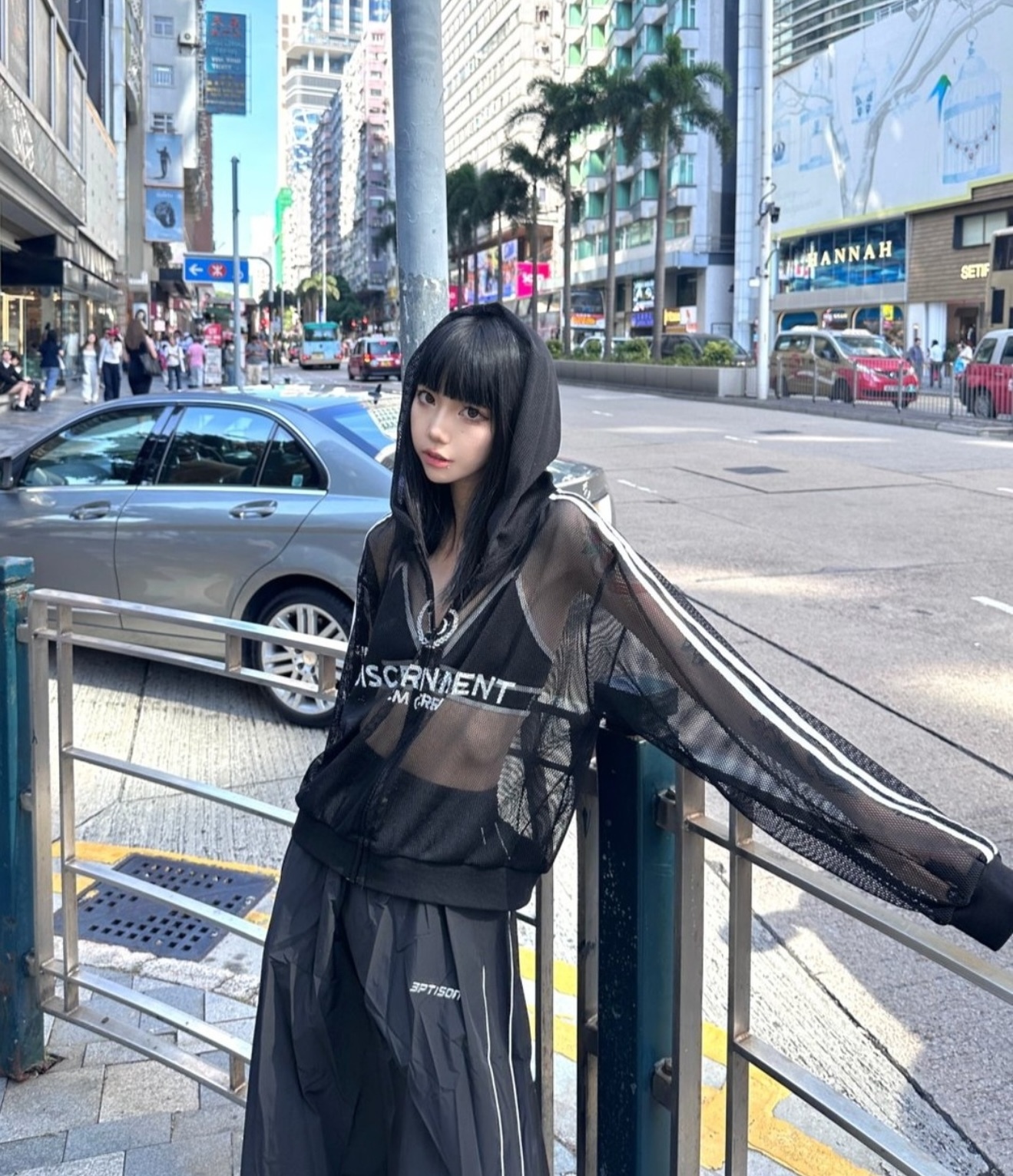 (GOAL) DCM 136 網眼 性感 連帽外套