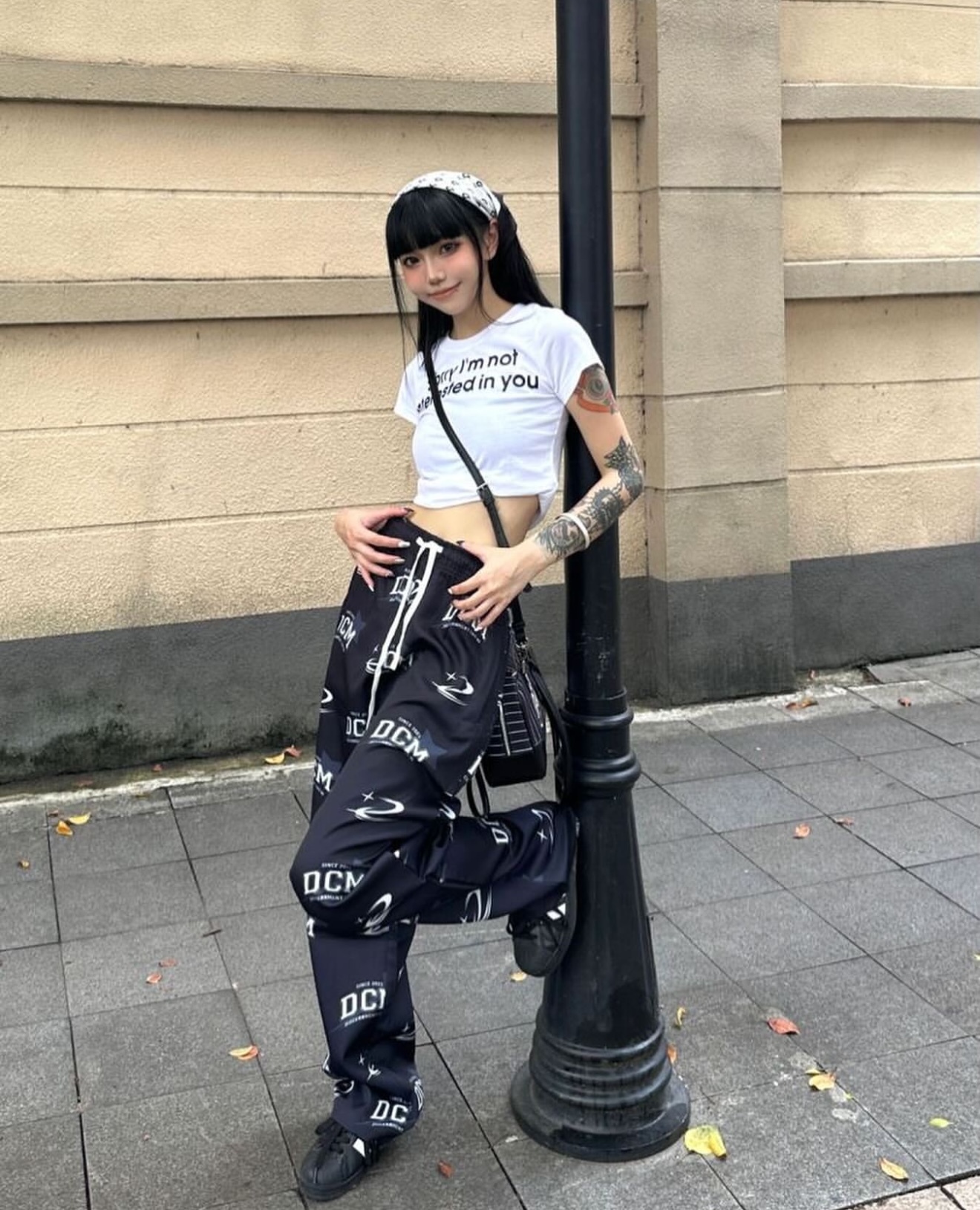 (GOAL) DCM PAJAMA PANTS 滿版LOGO 睡褲