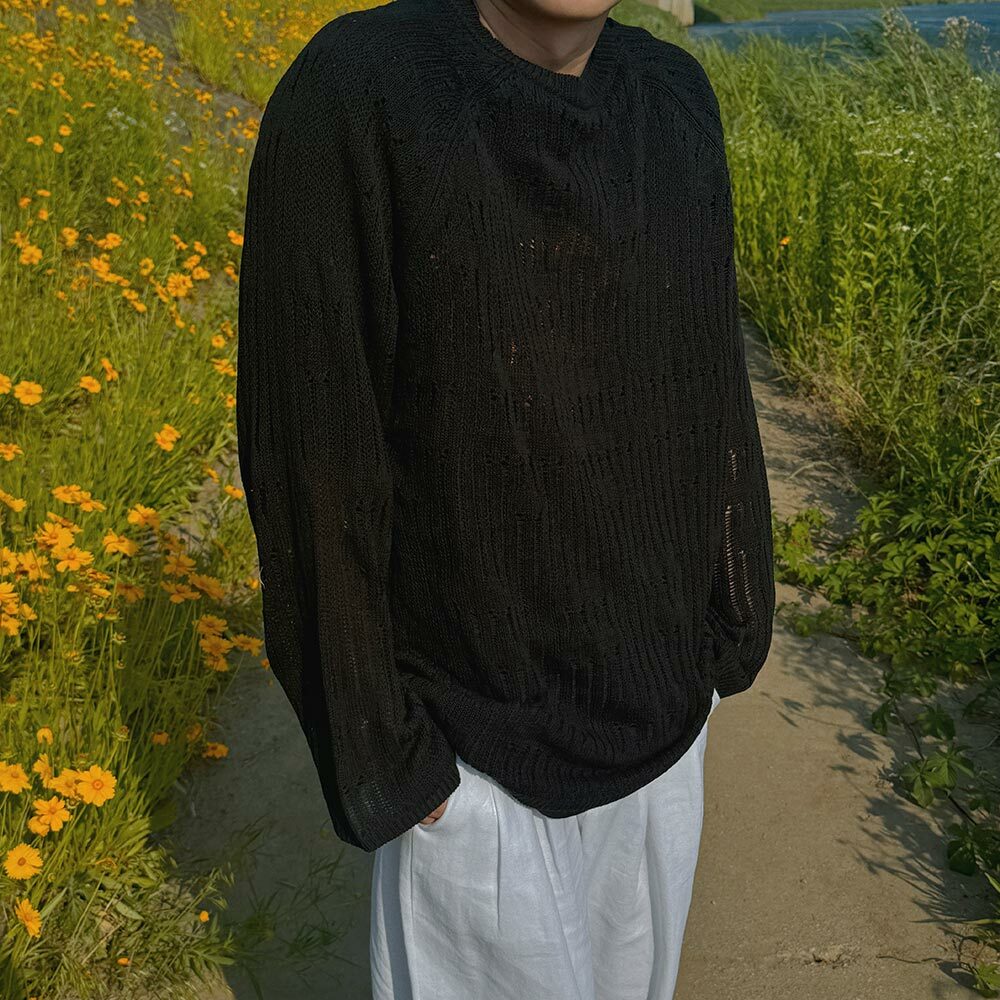 網洞針織衫