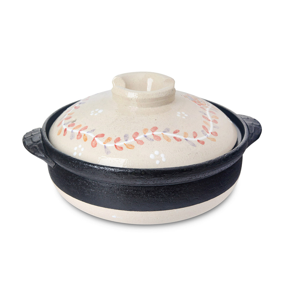 日本四日市萬古燒小春8號陶瓷砂鍋/土鍋(3-4人用) -KA-DONABE8