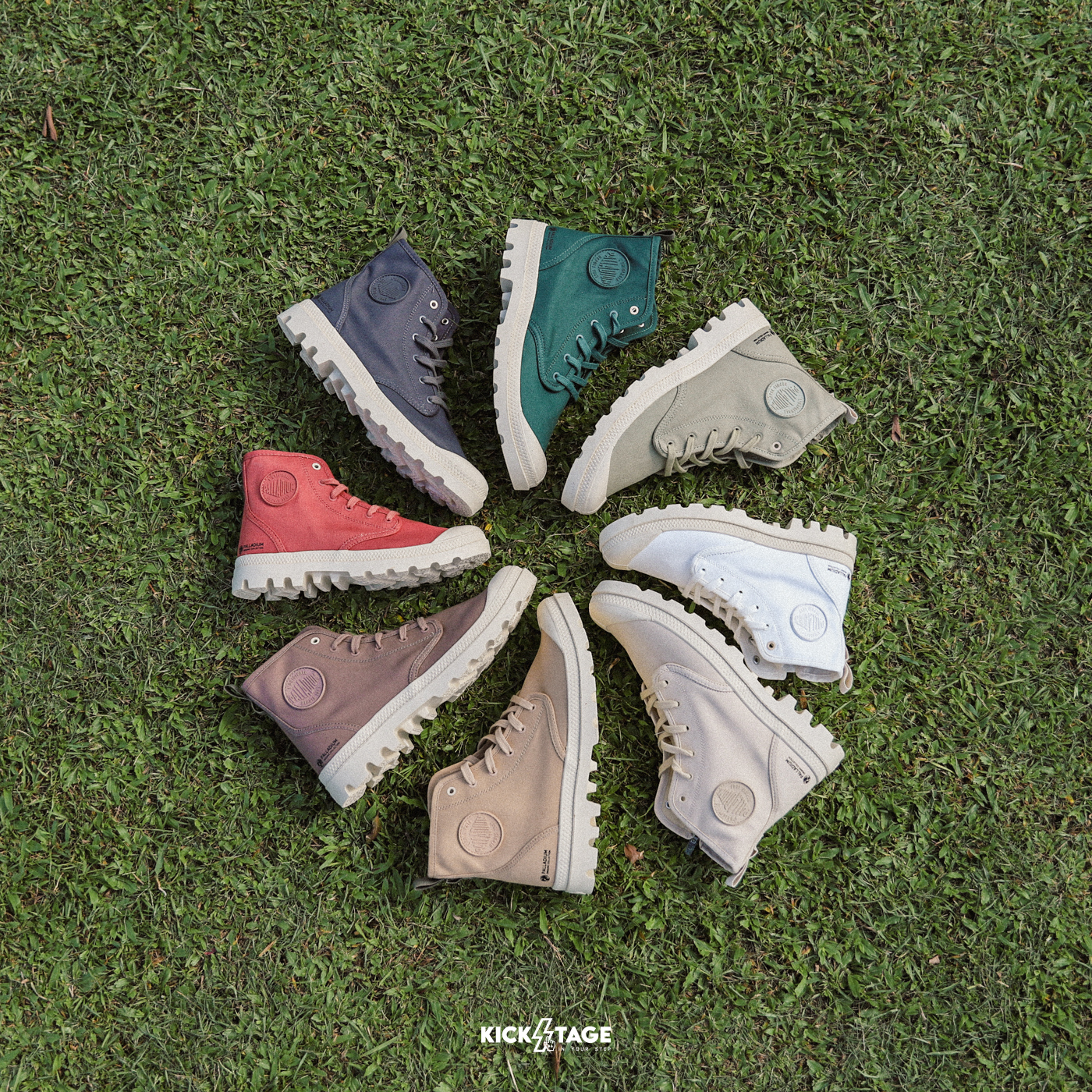 **特價商品售出無退換**男女鞋 PALLADIUM PAMPA HI ZIP ORGANIC 八色 經典 拉鍊款 潮流 帆布 軍靴【79101】