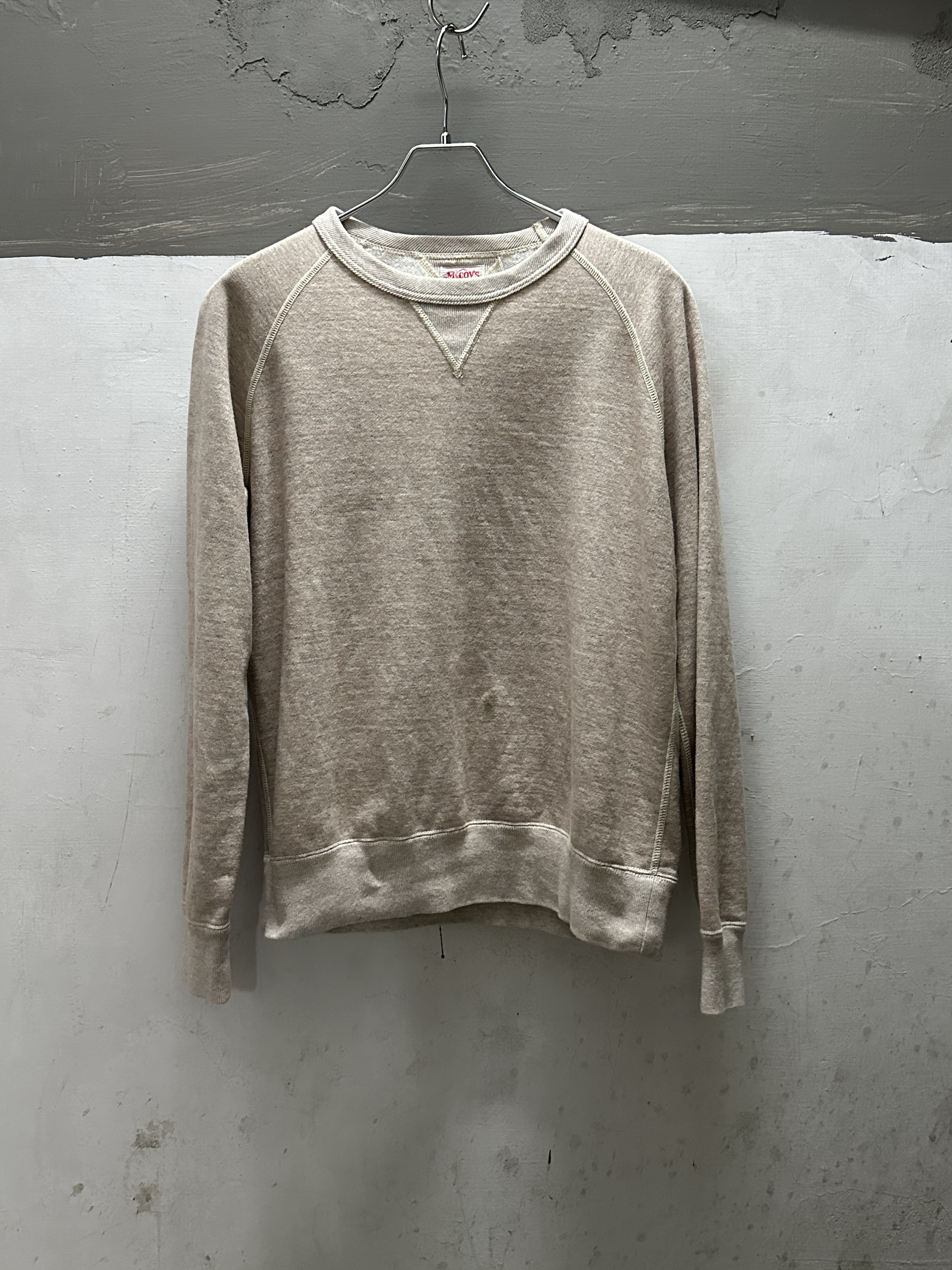 THE REAL McCOY’S Double V Sweat Shirt Made in Japan