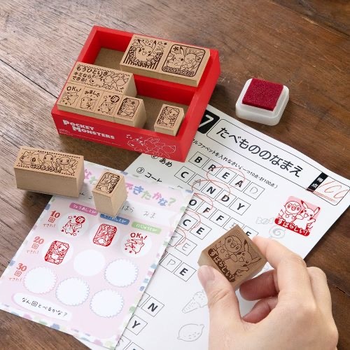 Pokemon Pocket Monsters Stamp Set 寶可夢印章【日版】