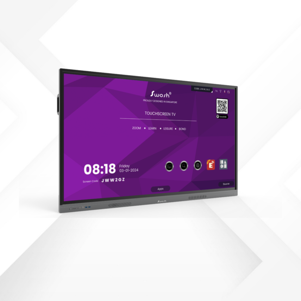 Swosh Interactive Touchscreen Education Series 86 Inch