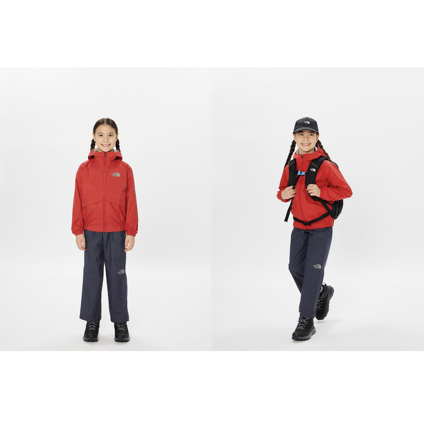日本 The North Face RAINTEX EUREKA 超輕量兒童防水運動套裝