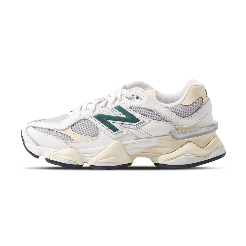 New Balance NB 9060 男鞋 白綠色 運動 D楦 Y2K 仿舊 皮革 復古 休閒鞋 U9060ESE