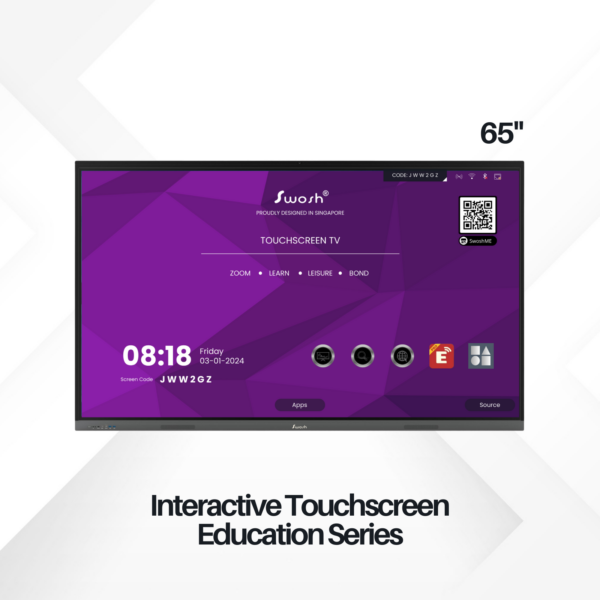 Swosh Interactive Touchscreen Education Series 65 Inch