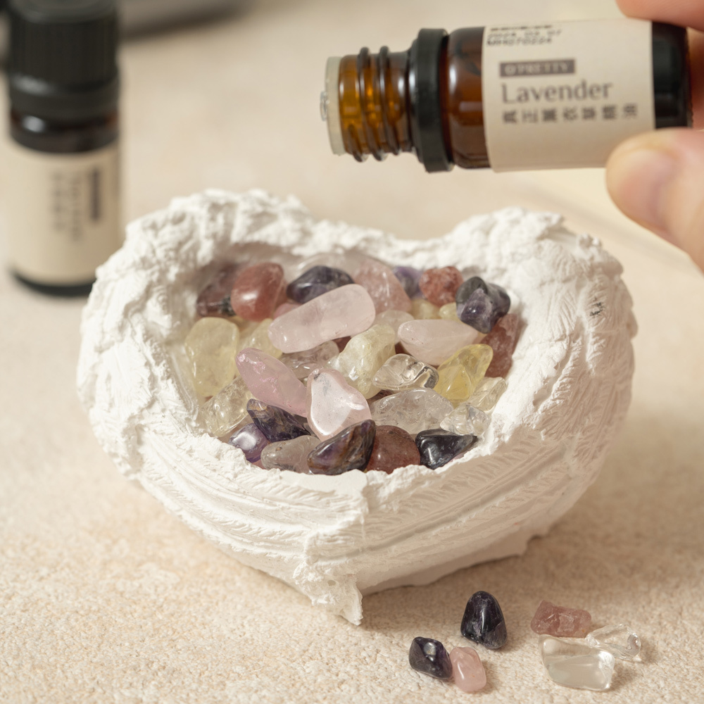 O'Pretty 歐沛媞 水晶開運香氛擴香石-天使之翼禮盒組