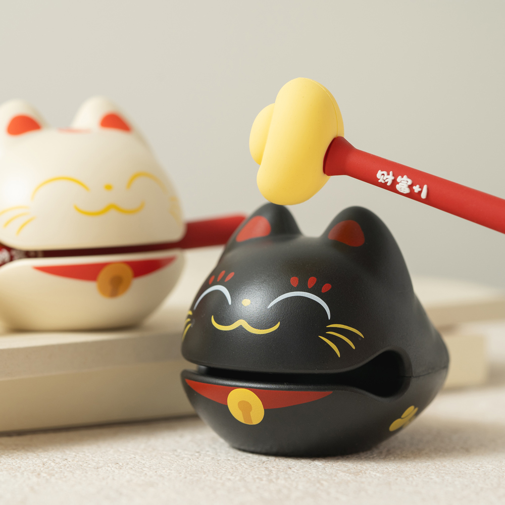 O'Pretty 歐沛媞 療癒紓壓減壓招財納福木魚組附禮盒(15.3X9.5X5.5cm)